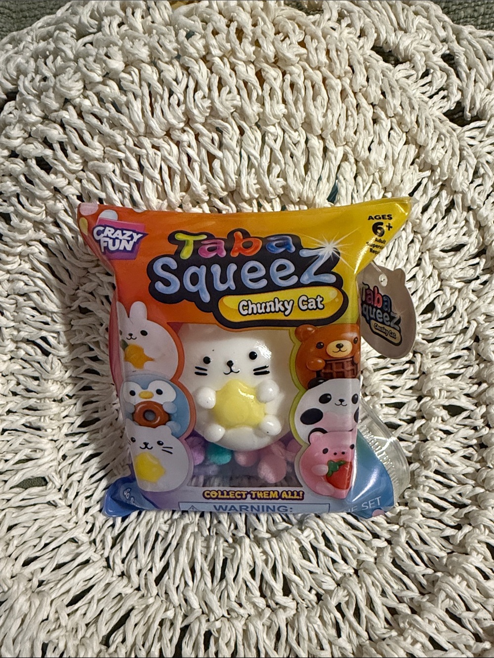 2/$15 Crazy Fun Taba Squeez Chunky squishy- 🆕